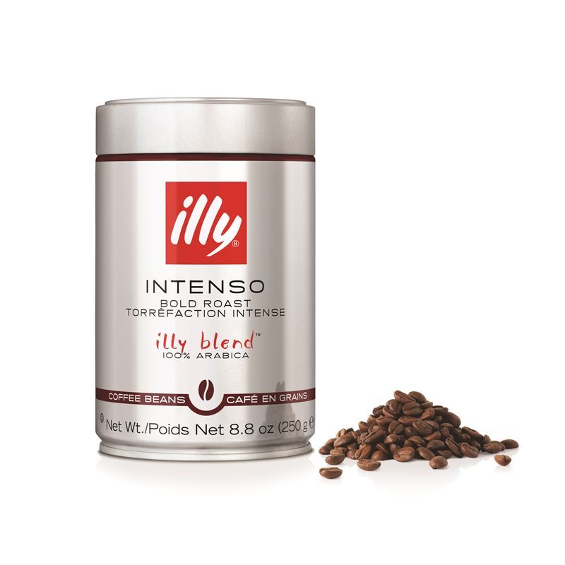 Illy – Intenso Coffee Beans 250g Tin