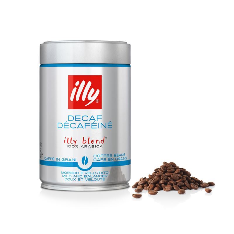 Illy – Decaf Coffee Beans 250g Tin