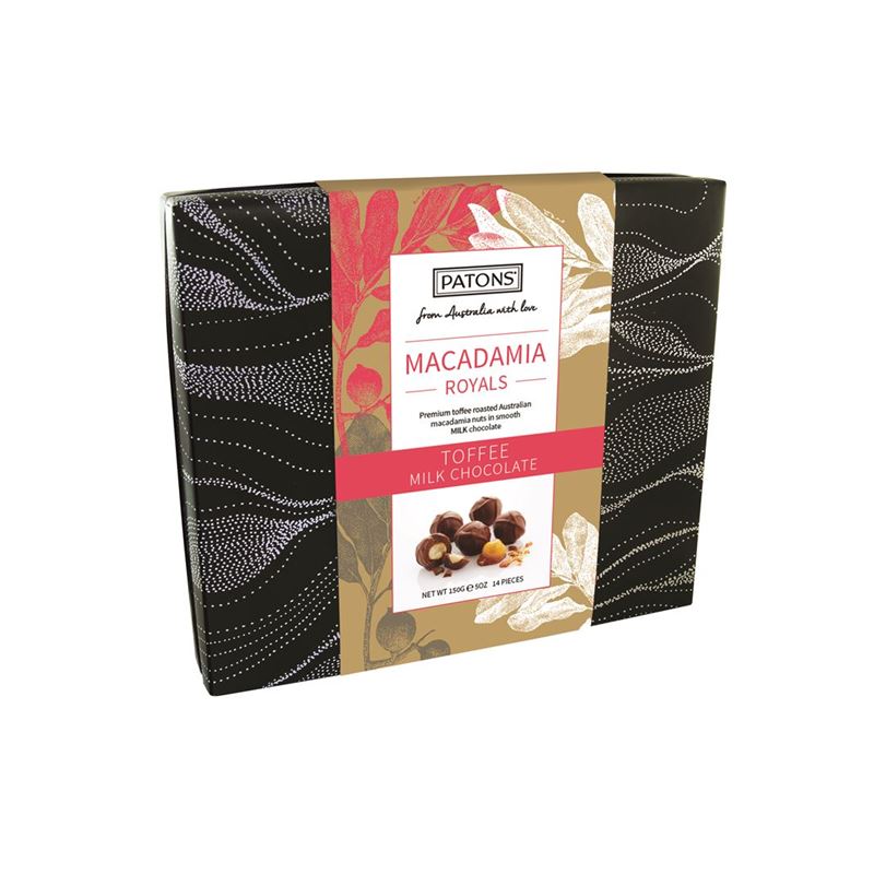 Patons – Milk Chocolate Macadamia Royals Gift Box 150g
