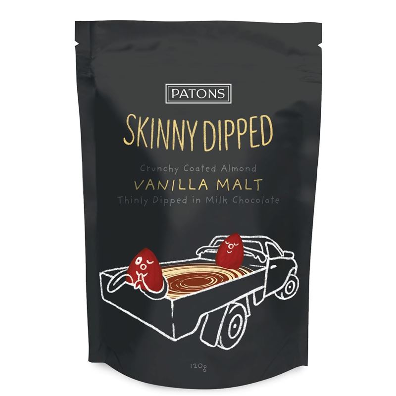 Patons – Skinny Dipped Milk Chocolate Almond Vanilla Malt 120g