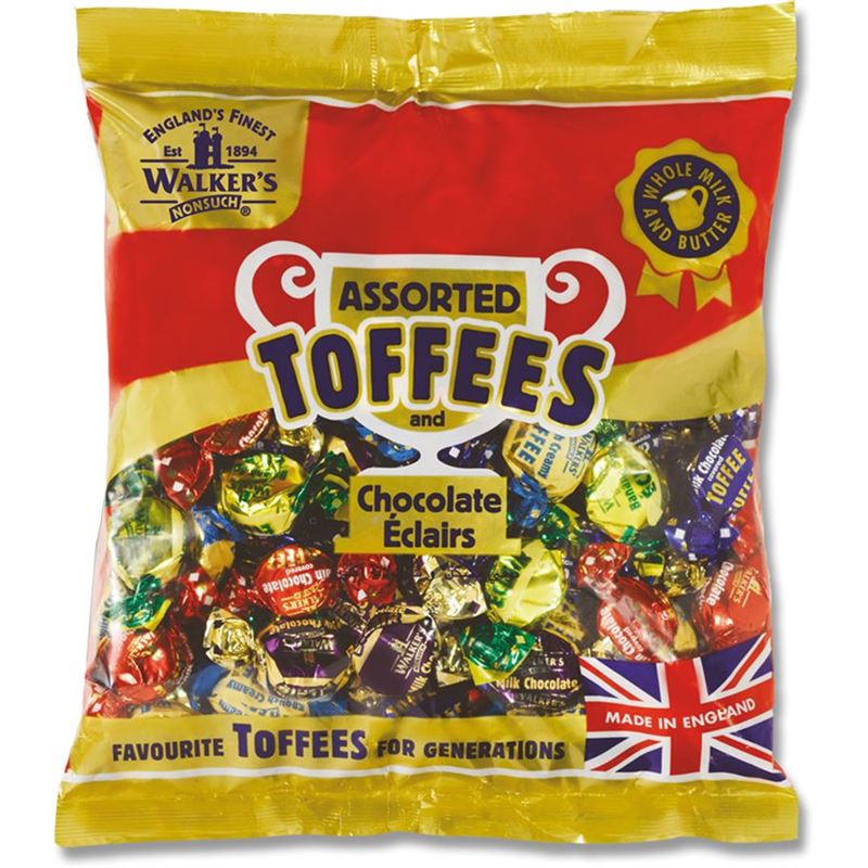 Walkers Nonsuch – Toffee’s and Chocolate Eclairs Assorted Flavours 1Kg Bag