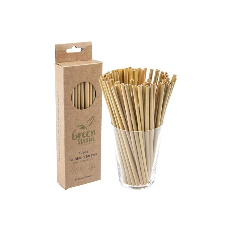 Eco Green Straws – Water Grass 20cm Straws Pack of 50