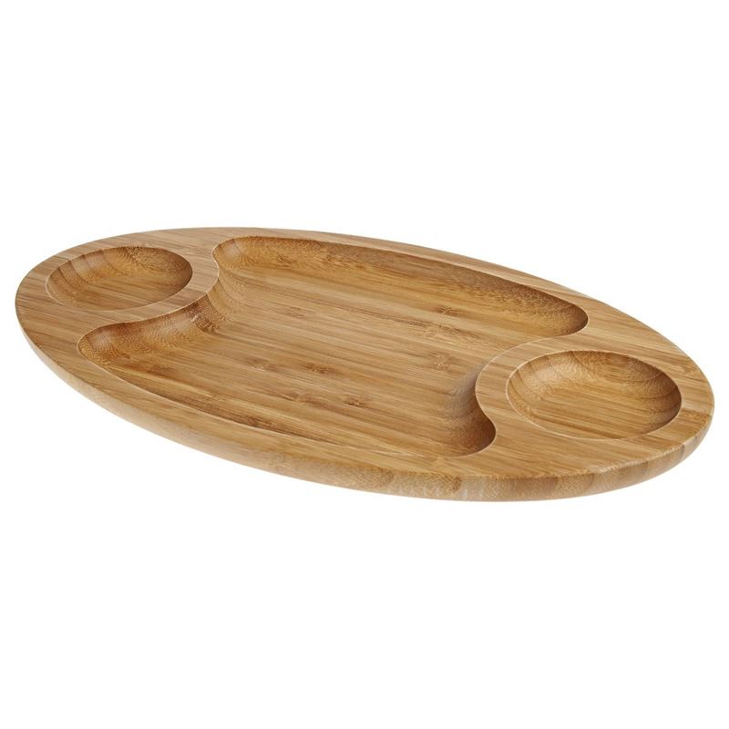 Wilmax England – Bamboo 3 Section Platter 35.5×20.5cm