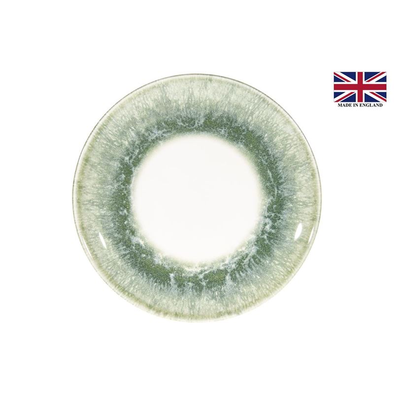 Queens by Churchill – Contemporary Oracle Green Dinner Plate 26cm (Made in England)