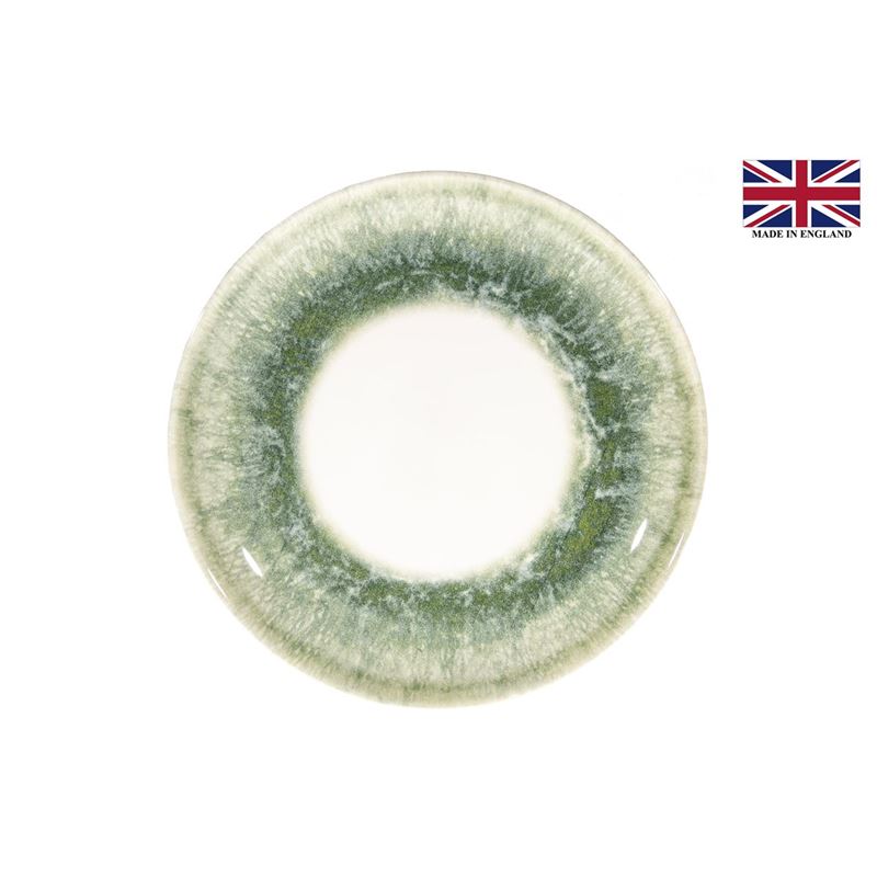 Queens by Churchill – Contemporary Oracle Green Entree/Side Plate 22cm (Made in England)