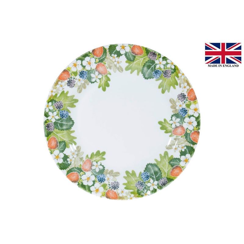 Queens by Churchill – Strawberry Harvest Dinner Plate 26cm (Made in England)