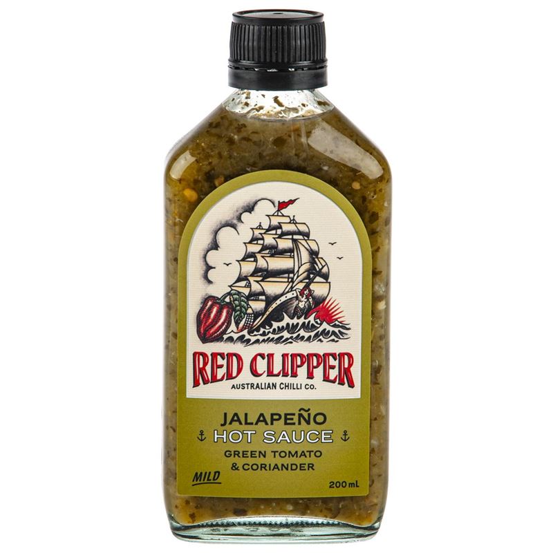 Red Clipper Chilli Co – Jalapeno Green Tomato & Coriander Sauce 200ml