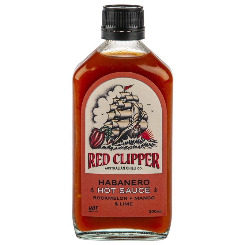 Red Clipper Chilli Co – Habanero Mango Rockmelon & Lime Sauce 200ml