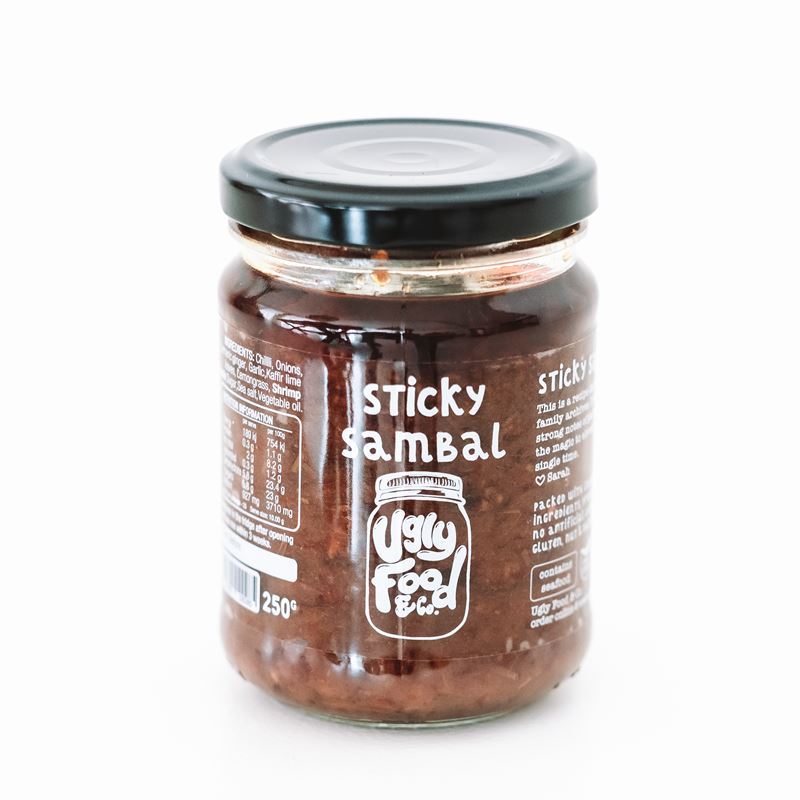 Ugly Food & Co – Sticky Sambal 250g (Made in Australia)