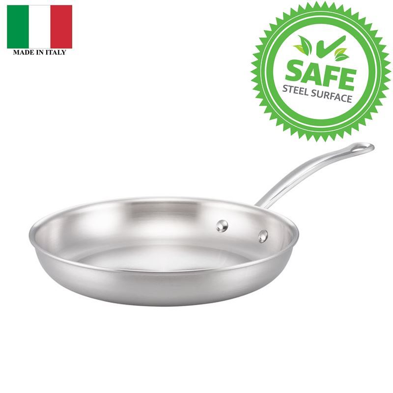 Essteele – Per Amore Multi-Clad 18/10 Stainless Steel 26cm Open French Skillet (Made in Italy)