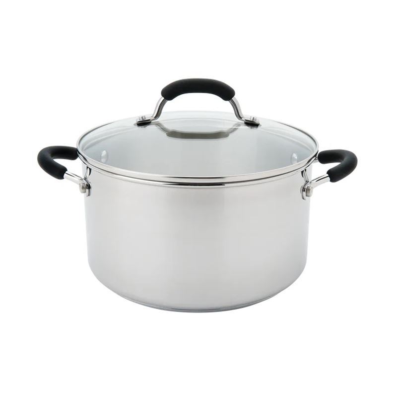 Raco – Contemporary Stainless Steel 24cm Covered Stock Pot 5.7Ltr