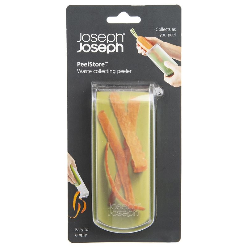 Joseph Joseph – PeelStore Green Peeler with Collecting Cover