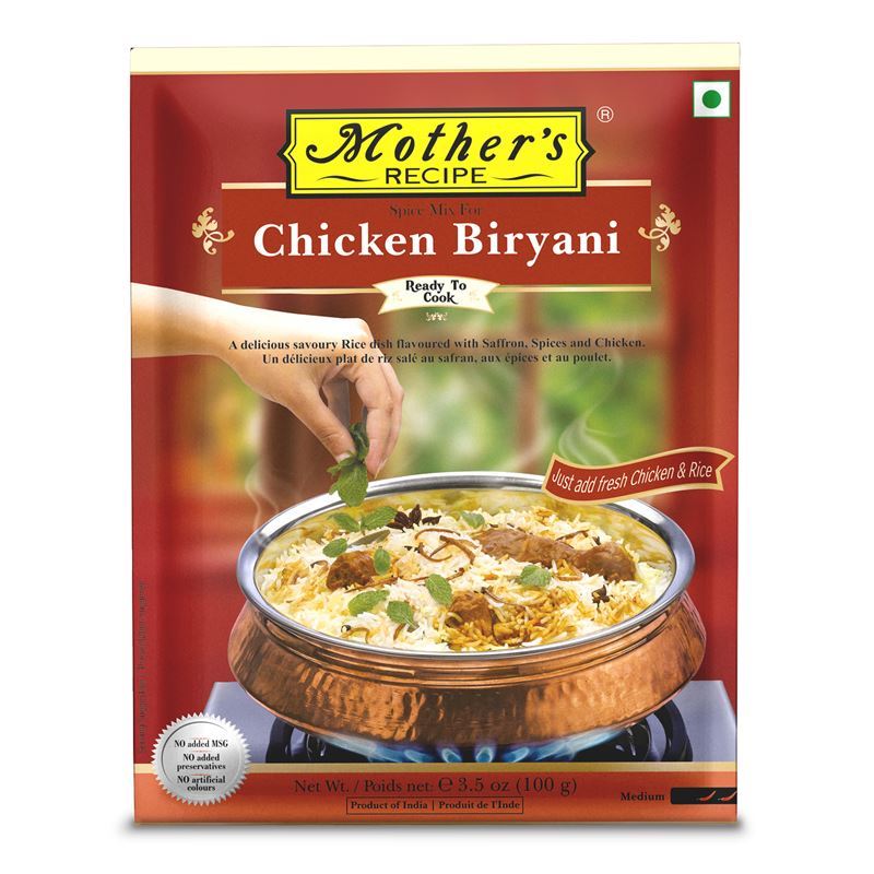 Mother’s Recipe – Chicken Biryani 100g