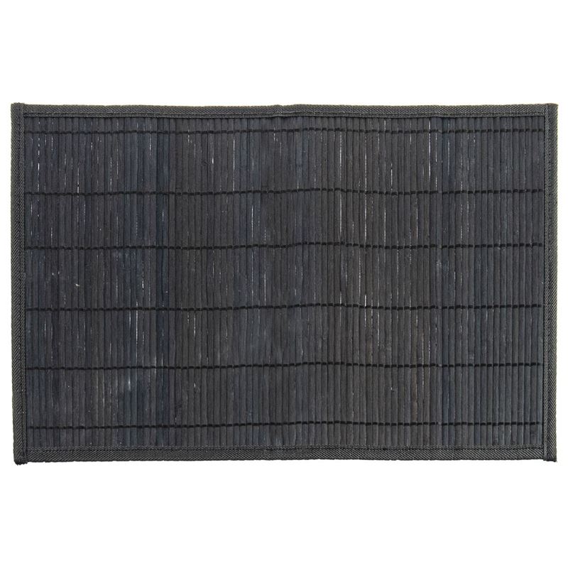 Urban Colours – Black Narrow Slat 30x45cm Bamboo Placemat