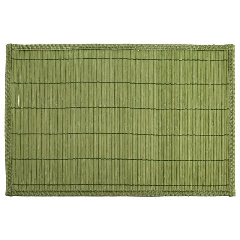 Urban Colours – Green Narrow Slat 30x45cm Bamboo Placemat