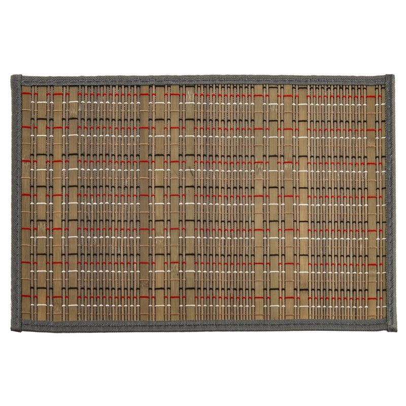 Urban Colours – Teal with Multi Stitch 30x45cm Bamboo Placemat