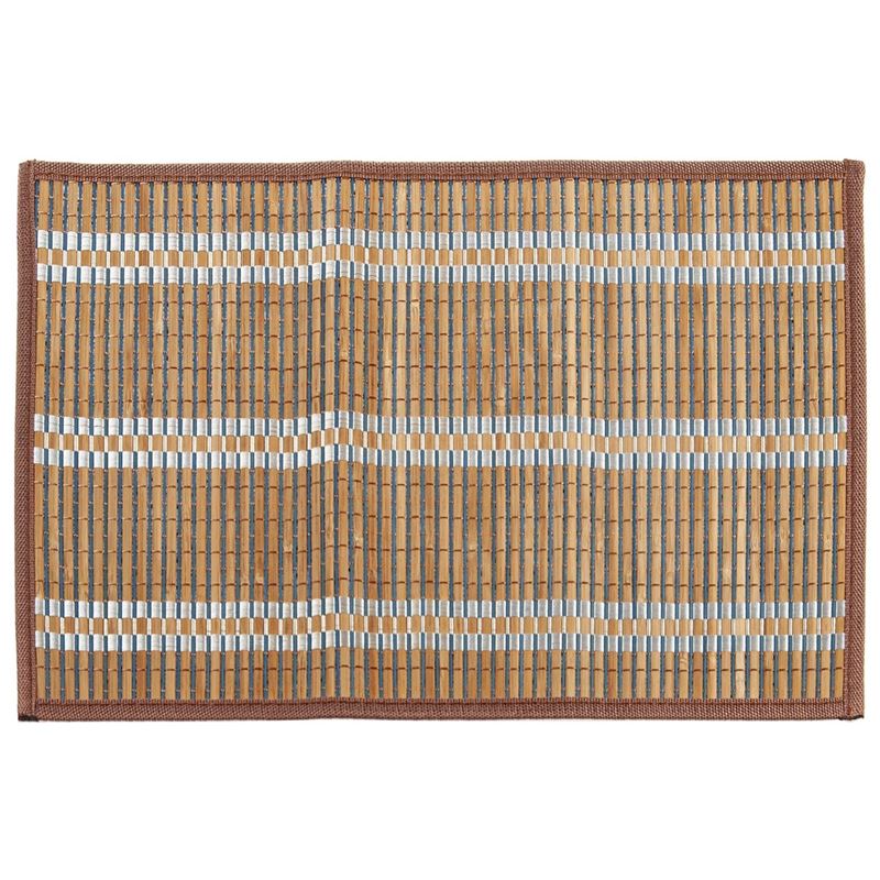 Urban Colours – Light Brown/Silver 30x45cm Bamboo Placemat