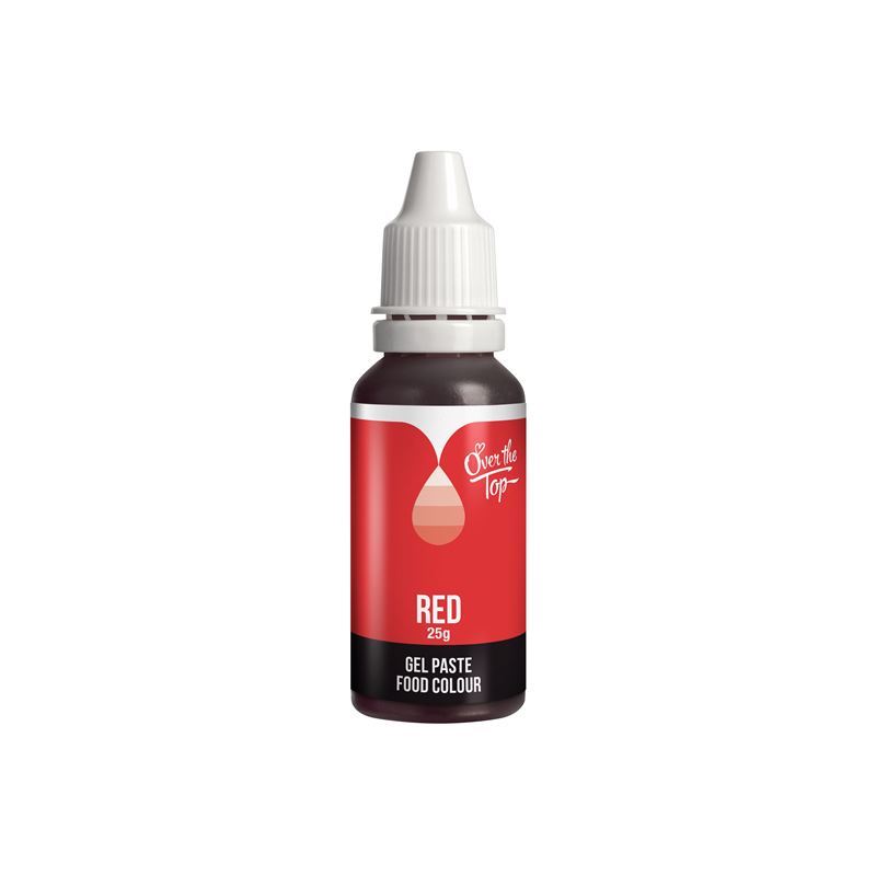 Over the Top – Gel Food Colour 25g Red