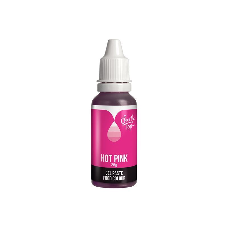 Over the Top – Gel Food Colour 25g Hot Pink
