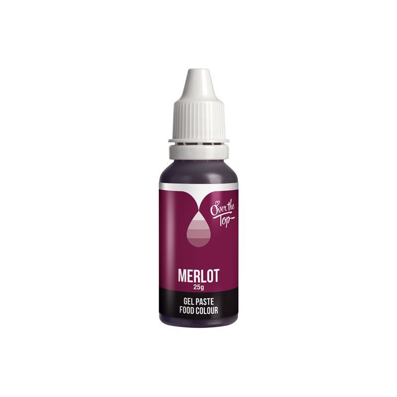 Over the Top – Gel Food Colour 25g Maroon