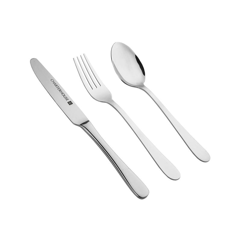 Charterhouse by Carl Schmidt Sohn – 18/10 Stainless Steel Dinner Cutlery Knife, Fork and Spoon 3pc Set