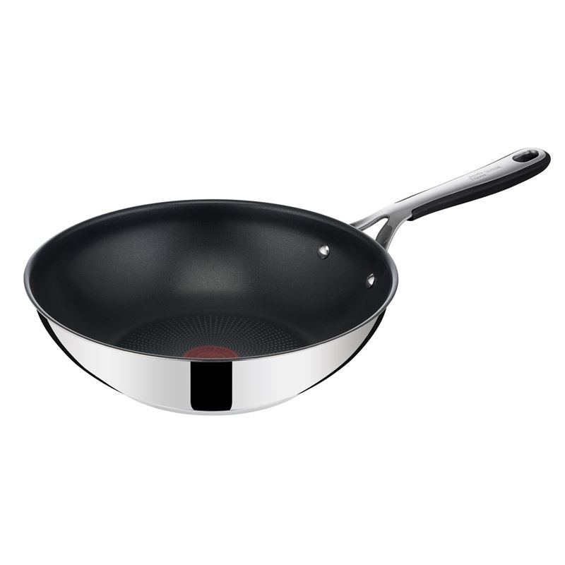 Jamie Oliver by Tefal – Kitchen Essentials Induction Non-Stick Stainless Steel Wok 28cm