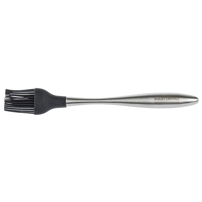 Masterpro – Silicone Head Brush with Brushed Stainless Steel Handle