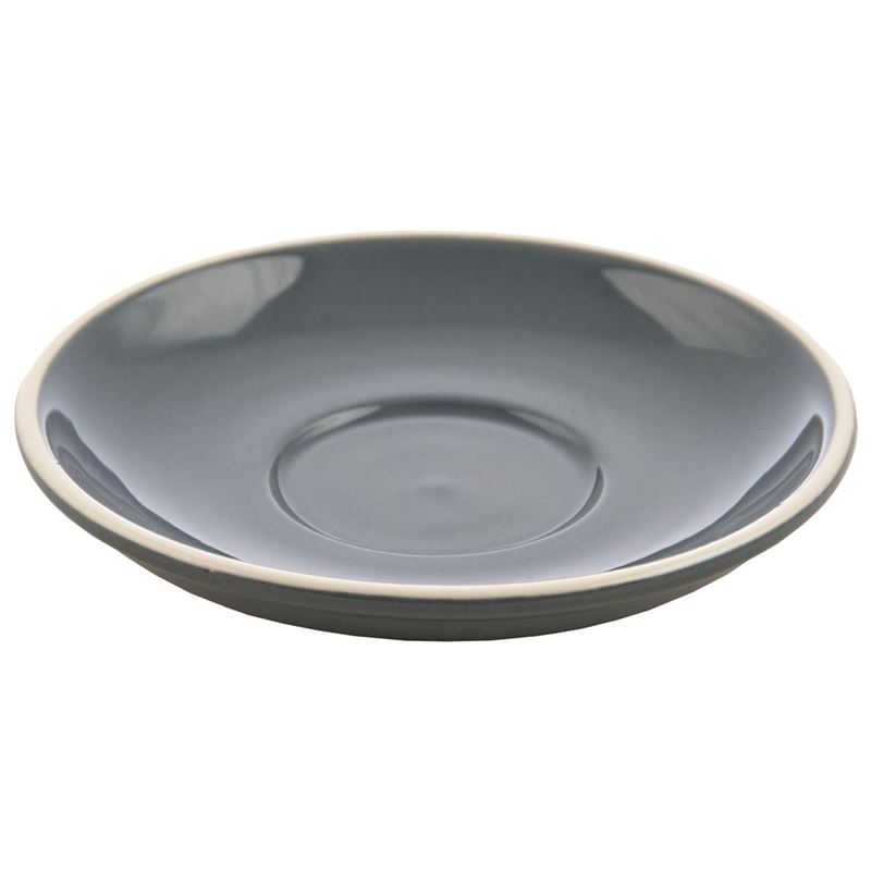 Brew – Steel Blue/White Commercial Grade Flat White Saucer 14.5cm
