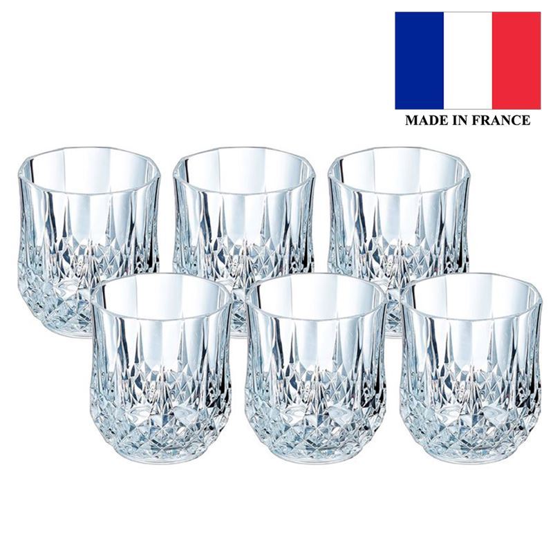 Cristal D’arques – Longchamp Old Fashioned Tumbler 320ml Set of 6 (Made in France)