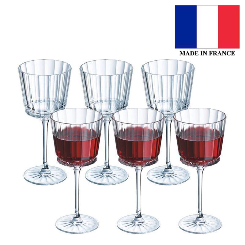 Cristal D’arques – Macassar Stem Glass 350ml Set of 6 (Made in France)