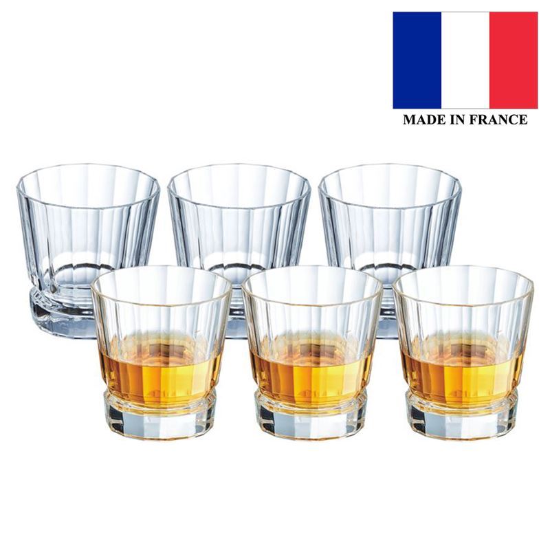 Cristal D’arques – Macassar Old Fashioned Tumbler 320ml Set of 6 (Made in France)