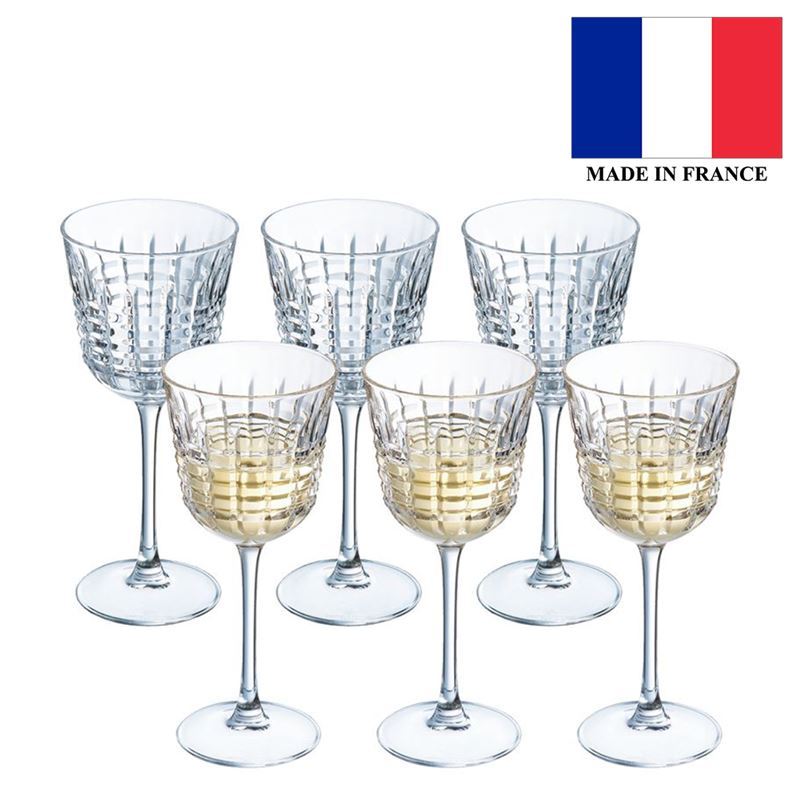 Cristal D’arques – Rendez-Vous Stemmed Glass 250ml Set of 6 (Made in France)