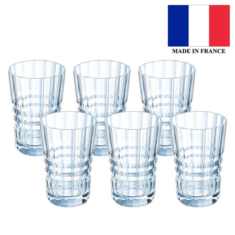 Cristal D’arques – Architecte High Ball Tumbler 360ml Set of 6 (Made in France)