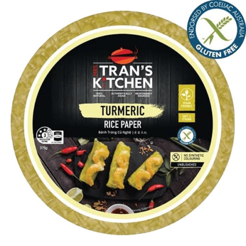 Mrs Tran’s Kitchen – Turmeric Rice Paper Pack 375g