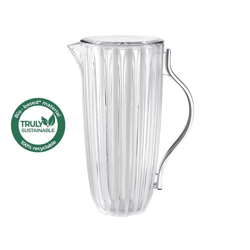 Guzzini – Dolce Vita Pitcher with Lid 1.75Ltr Mother of Pearl (Made in Italy)