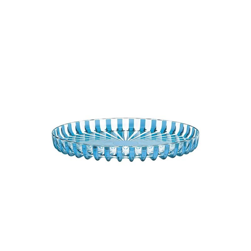 Guzzini – Dolce Vita Round Serving Tray 31cm Turquoise (Made in Italy)