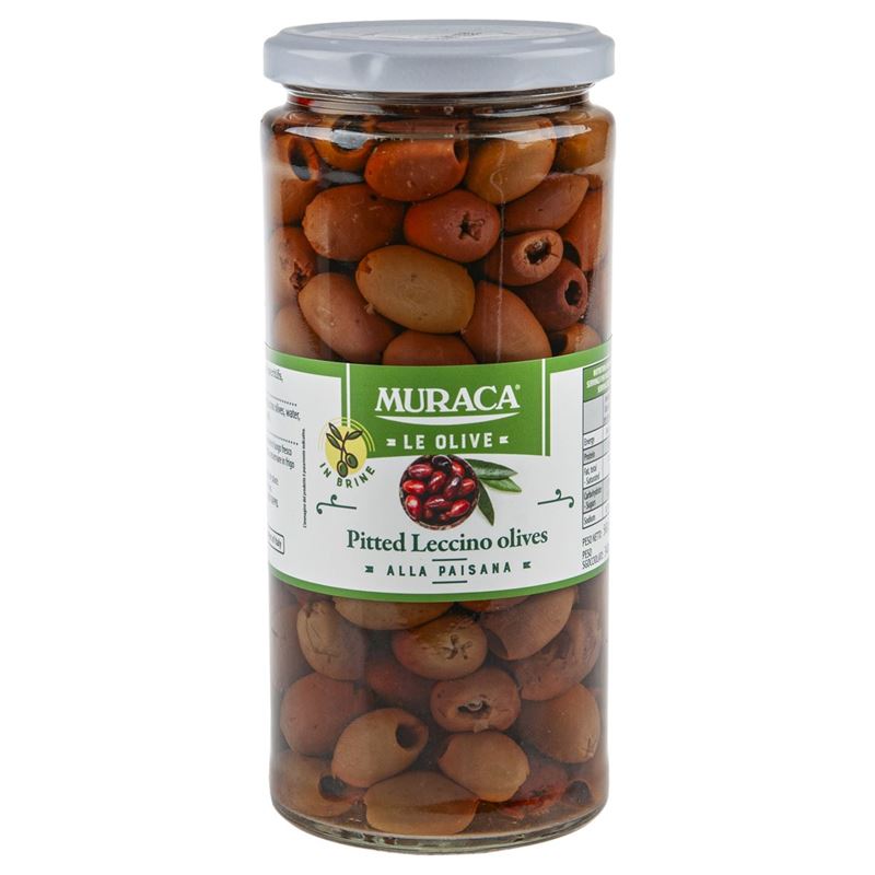 Muraca – Leccino Pitted Olives 580g (Made in Italy)