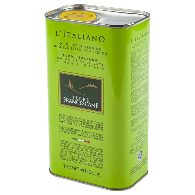 Terre Francescane – Extra Virgin Olive Oil Tin 1Ltr