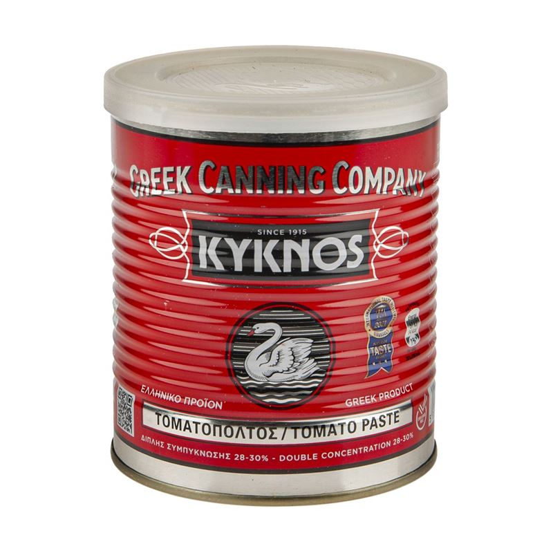 Kyknos – Double Concentrate Tomato Paste 860g with Re-Usable Lid (Product of Greece)