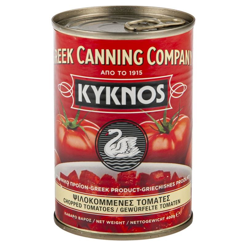 Kyknos – Chopped Tomatoes Tin 400g (Product of Greece)