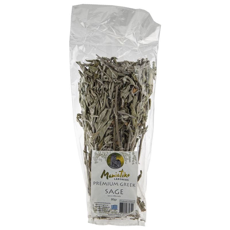 Maniatiko Lakonias – Dried Sage Bunch 80g (Product of Greece)