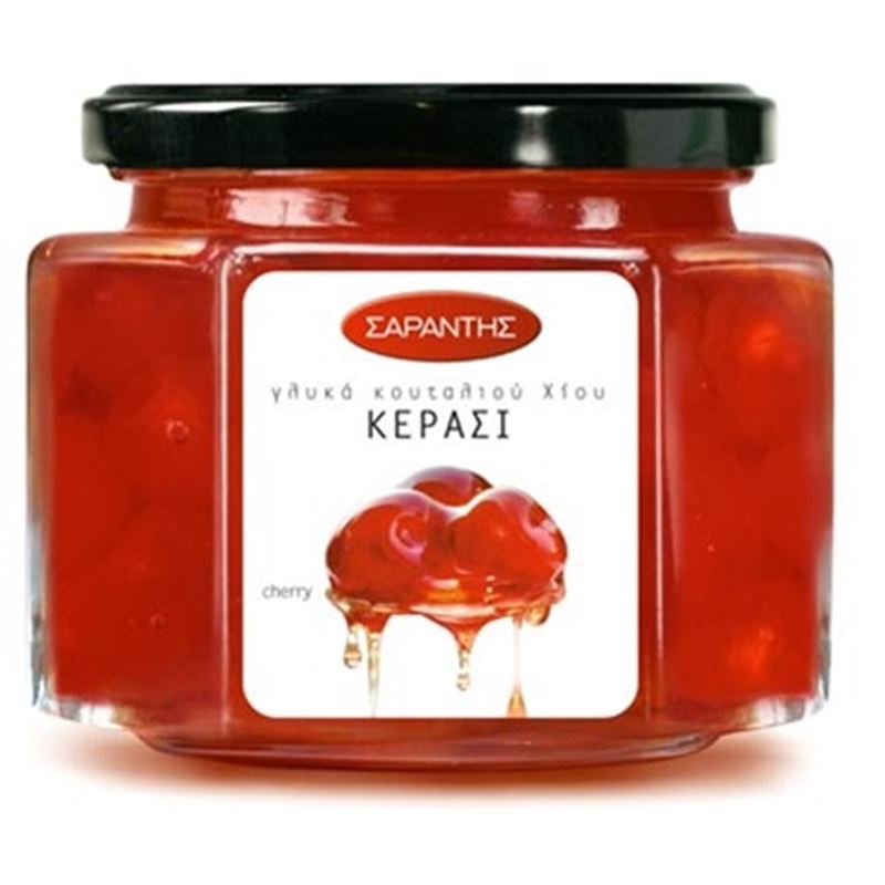 Saradis – Cherry Preserve 453g (Product of Greece)