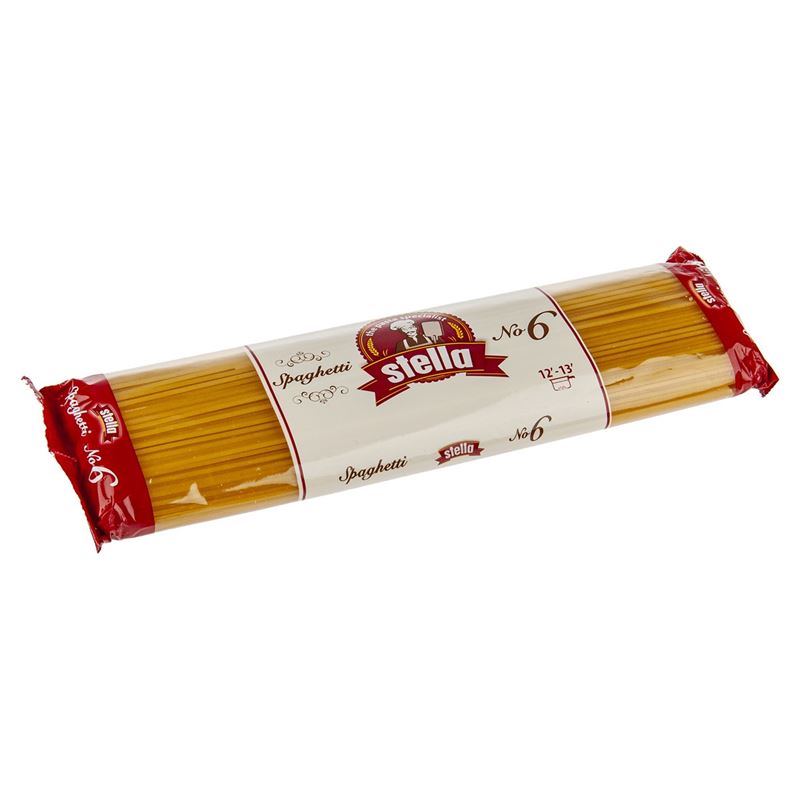 Stella – Spaghetti No.6 Pasta 500g (Produced in Greece)
