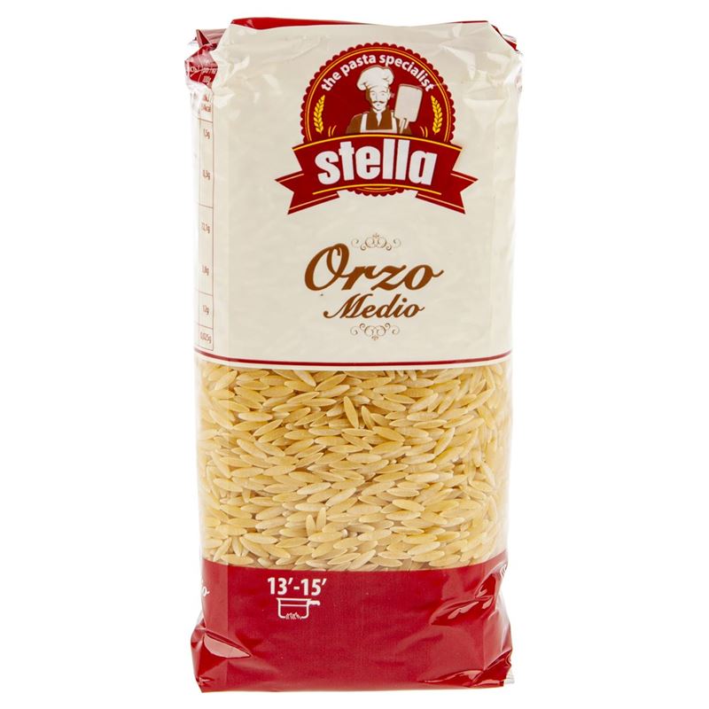Stella – Orzo Medio Pasta 500g (Produced in Greece)