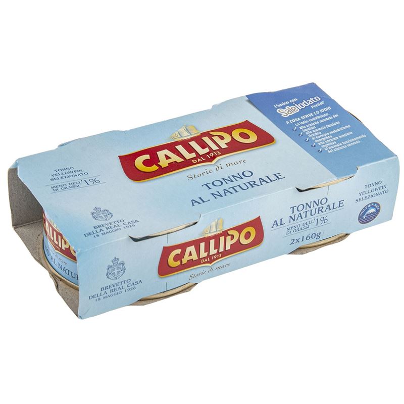 Callipo – Tuna in Natural Water 2 x 160g Cans