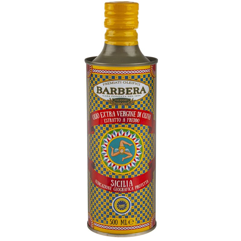 Barbera – Extra Virgin Olive Oil IGP Sicilia Trinacria 500ml (Product of Italy)