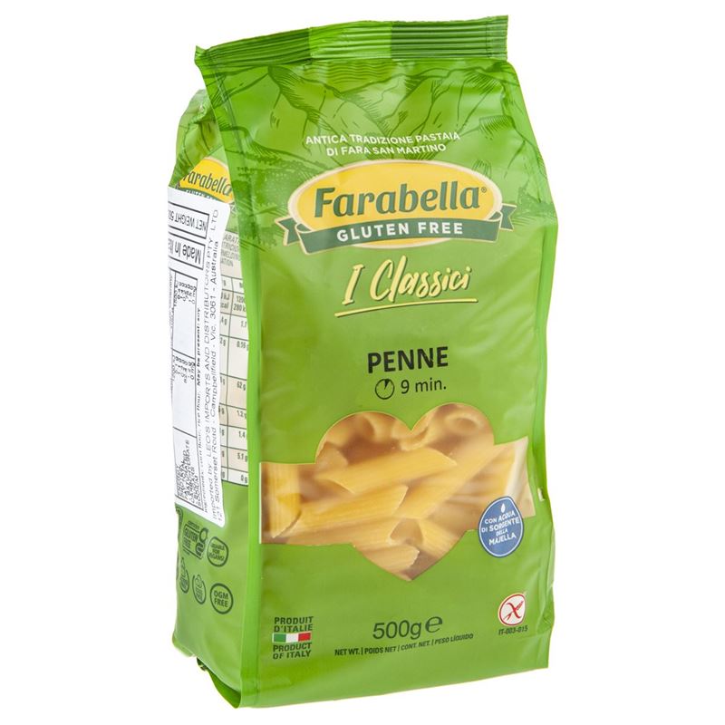 Farabella – I Classici Gluten Free Penne Pasta 500g (Product of Italy)