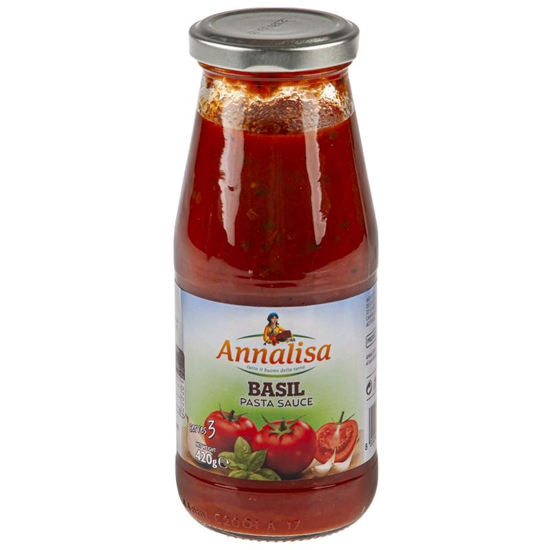 Annalisa – Basil Pasta Sauce 420g (Product of Italy)