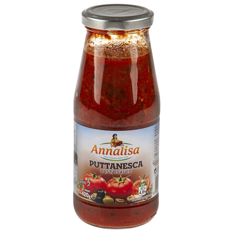 Annalisa – Puttanesca Pasta Sauce 420g (Product of Italy)