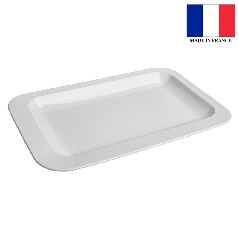Revol – Bistrol & Co Commercial Grade Porcelain Rectangular Plate 32×21.5cm White (Made in France)